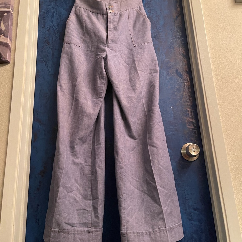 Vintage wide leg high waisted pants jeans
